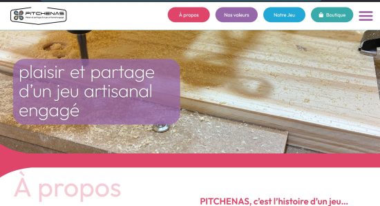 capture ecran site internet pitchenas.fr